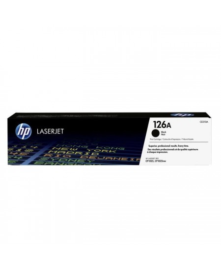 HP 126A Cartouche de Toner noir authentique (CE310A) pour HP LaserJet CP1025/LaserJet 100 MFP M175/LaserJet 200 MFP M275