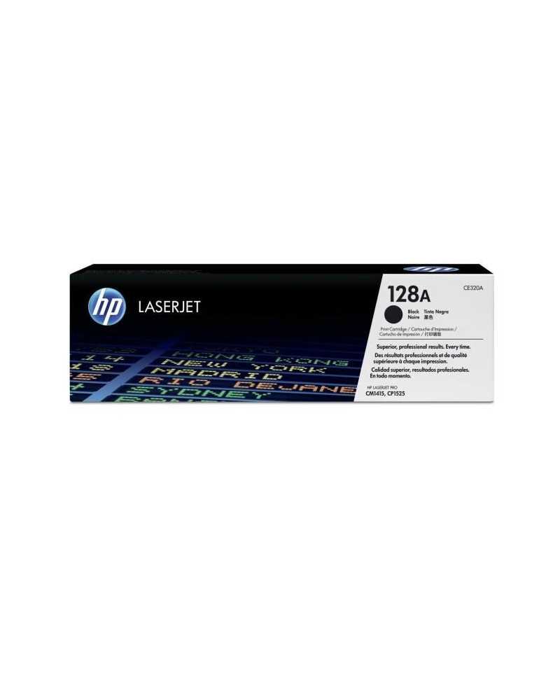 Cartouche de toner HP 128A noir authentique pour imprimantes HP Color LaserJet CP1525/CM1415MFP