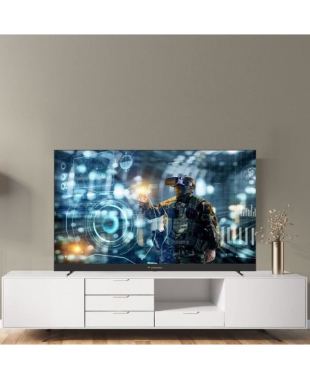 CONTINENTAL EDISON - CELEDGAM65QL24B6 - TV LED - 4K UHD QLED 144Hz- 65 (164 cm) - Smart Google TV - Wifi Bluetooth - 4xHDMI - 3x