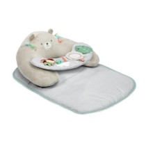 INGENUITY Tapis d'éveil 4 en 1 Petit Ourson, Coussin de support pour