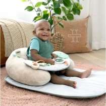 INGENUITY Tapis d'éveil 4 en 1 Petit Ourson, Coussin de support pour