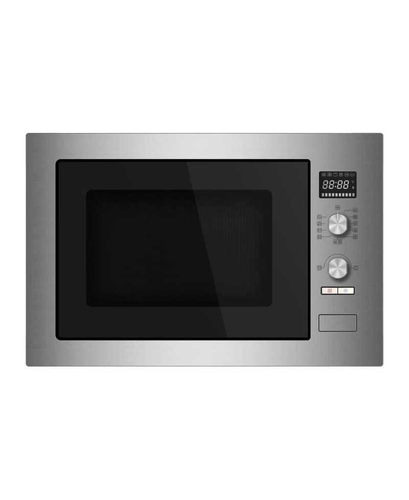 Micro ondes combiné encastrable CONTINENTAL EDISON CEMOC34IXE L59,5 x H46 x P46,8 cm Inox 34L