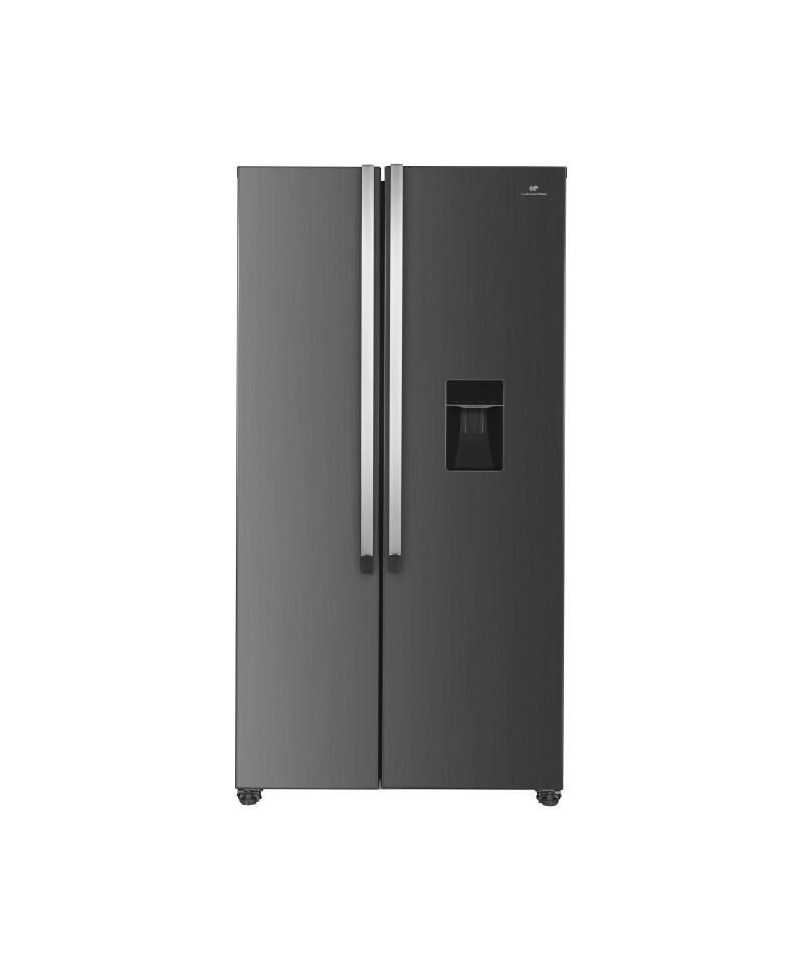 Réfrigérateur américain Continental Edison - CERA532NFIXD - 2 portes - 529L - L90 cm xH177 cm - Inox