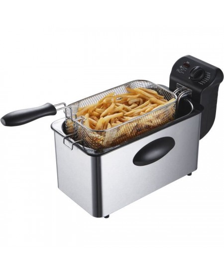 Friteuse 3 L CONTINENTAL EDISON CERFR3IN2 - 2000W - Inox