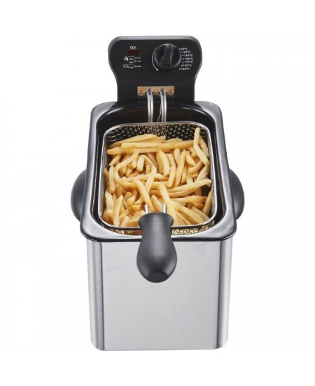 Friteuse 3 L CONTINENTAL EDISON CERFR3IN2 - 2000W - Inox