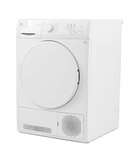 Seche-linge a condensation CONTINENTAL EDISON CESLCE8WP1 - 8 kg - Largeur 59,6cm - Classe B - Blanc