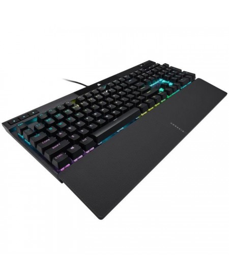 Clavier Gamer - AZERTY - CORSAIR - K70 RGB PRO - Mécanique - Touches PBT Double Shot Pro - Cherry MX Rouge - Noir - (CH-9109410