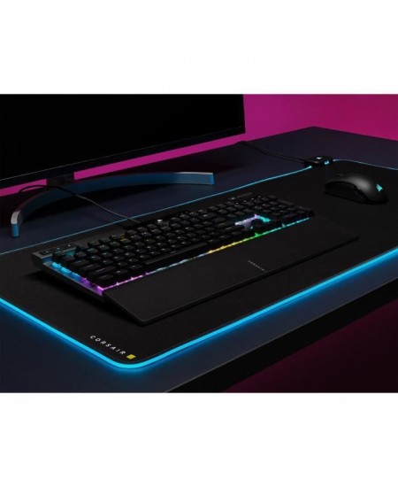 Clavier Gamer - AZERTY - CORSAIR - K70 RGB PRO - Mécanique - Touches PBT Double Shot Pro - Cherry MX Rouge - Noir - (CH-9109410