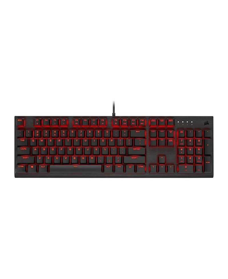 CORSAIR Clavier mécanique gaming K60 PRO a LED Rouge - Azerty - Noir (CH-910D029-FR)