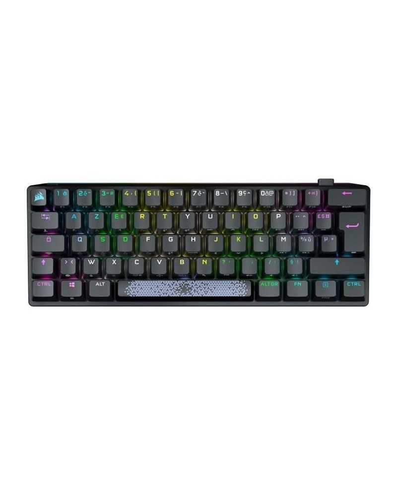 Clavier mécanique Gaming - CORSAIR - AZERTY - K70 PRO MINI Wireless - RGB LED - CHERRY MX Red - (CH-9189010-FR)