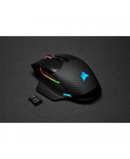 CORSAIR Souris gamer DARK CORE RGB PRO - 18 000 DPI - LED RGB - Optique (CH-9315411-EU)