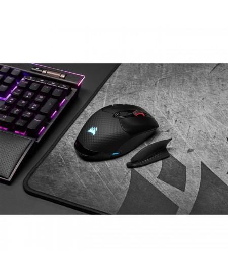 CORSAIR Souris gamer DARK CORE RGB PRO - 18 000 DPI - LED RGB - Optique (CH-9315411-EU)