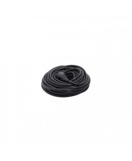 CHACON Prolongateur HO5VVF 3 x 1,5 mm² 20 m - Noir