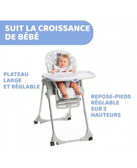 CHICCO - Chaise Haute Polly Easy Giraffe