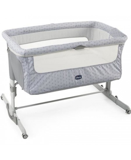 Berceau cododo Next2Me Dream Silver - CHICCO - A partir de 0 mois - Hauteur réglable - Matelas inclus