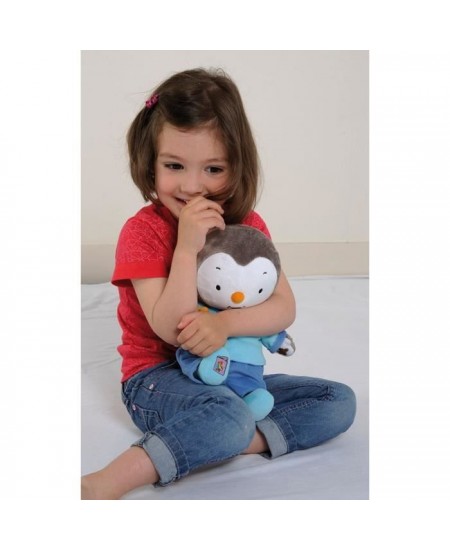 Peluche T'CHOUPI Raconte moi une histoire - JEMINI - ± 30 cm - Bleu - Enfant - Mixte