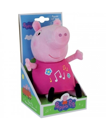 Jemini PEPPA PIG Peluche 25cm musicale & lumineuse