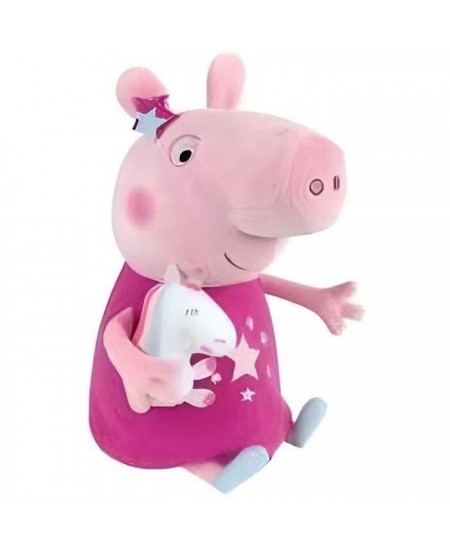 PEPPA PIG Peluche Avec Mascotte Pour Enfants - 30 cm