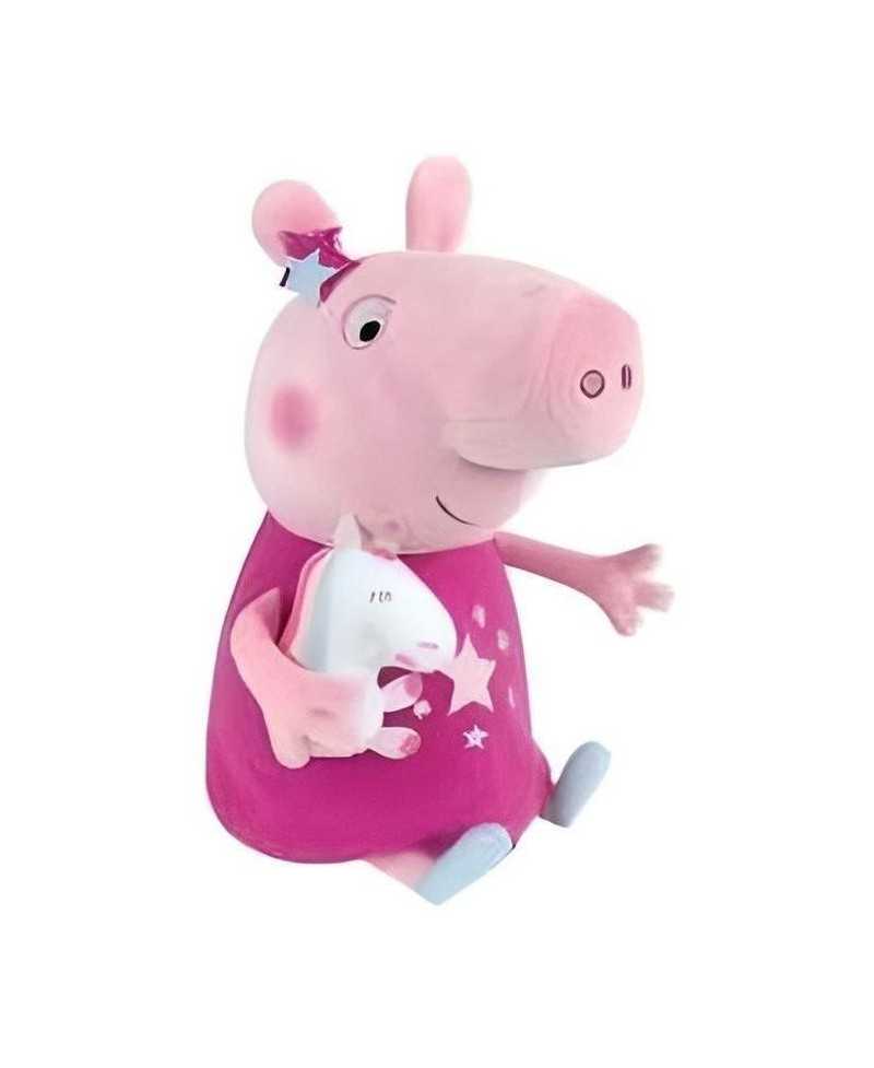 PEPPA PIG Peluche Avec Mascotte Pour Enfants - 30 cm