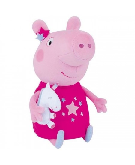 PEPPA PIG Peluche Avec Mascotte Pour Enfants - 30 cm