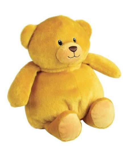 JEMINI Peluche bouillotte Ours - A chauffer au micro-ondes micro perles d'argile +/- 19 cm