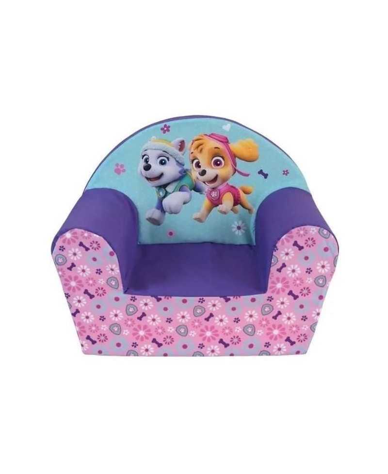 PAT PATROUILLE Fille fauteuil club en mousse pour enfant