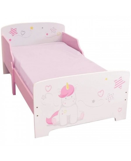 Fun House Licorne lit 140x70 cm avec lattes pour enfant