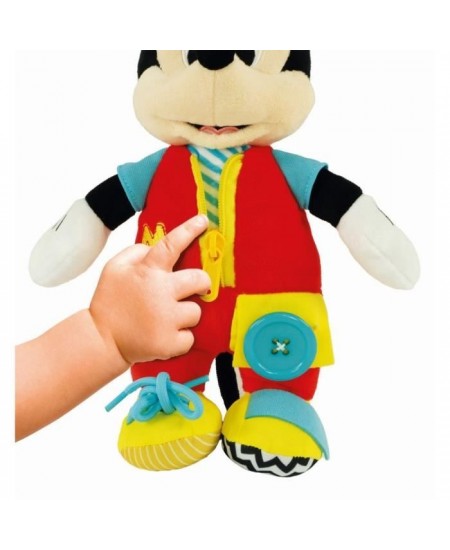 Clementoni - Montessori - Baby Mickey - Peluche a Habiller