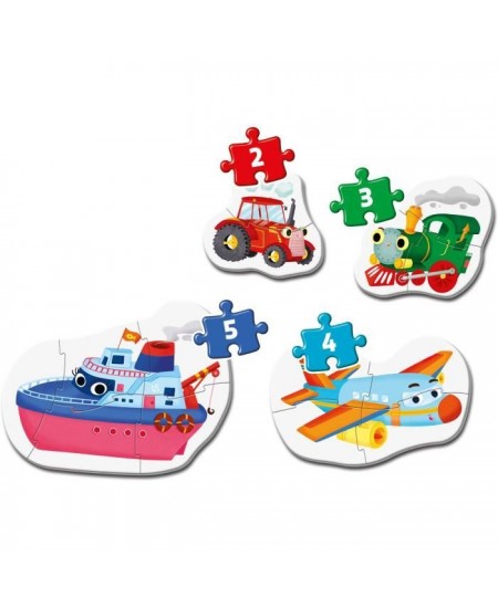 Clementoni - My First Puzzles - Moyens de transport