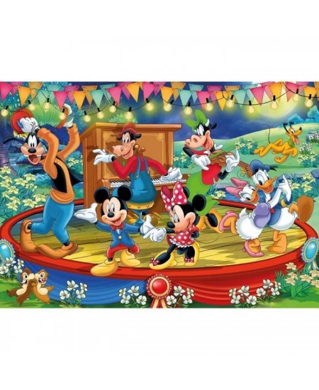 Clementoni - Puzzle enfant - Mickey Mouse - 2x60 pieces - Coloré et captivant - Fabriqué en Italie