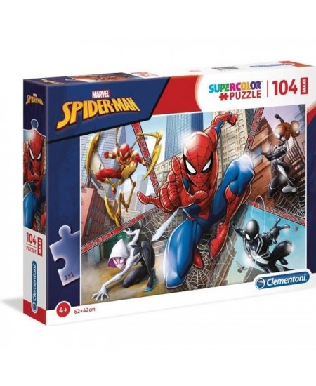 Puzzle Spider-Man - Clementoni - 104 pieces Maxi - Dessins animés et BD - Enfant 4 ans et plus