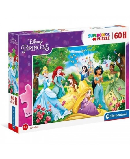 Puzzle - Clementoni - 60 pieces Maxi - Disney Princesses - Enfant - Dessins animés et BD - Fabriqué en Italie