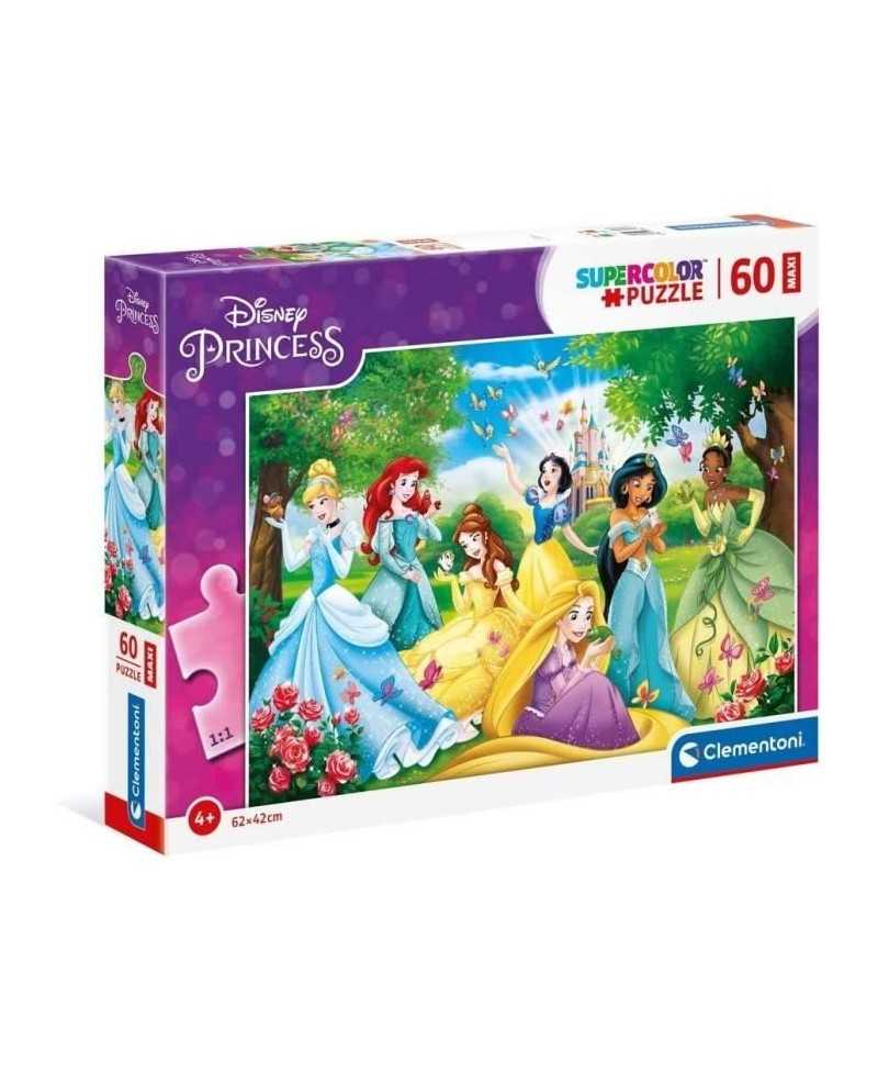 Puzzle - Clementoni - 60 pieces Maxi - Disney Princesses - Enfant - Dessins animés et BD - Fabriqué en Italie