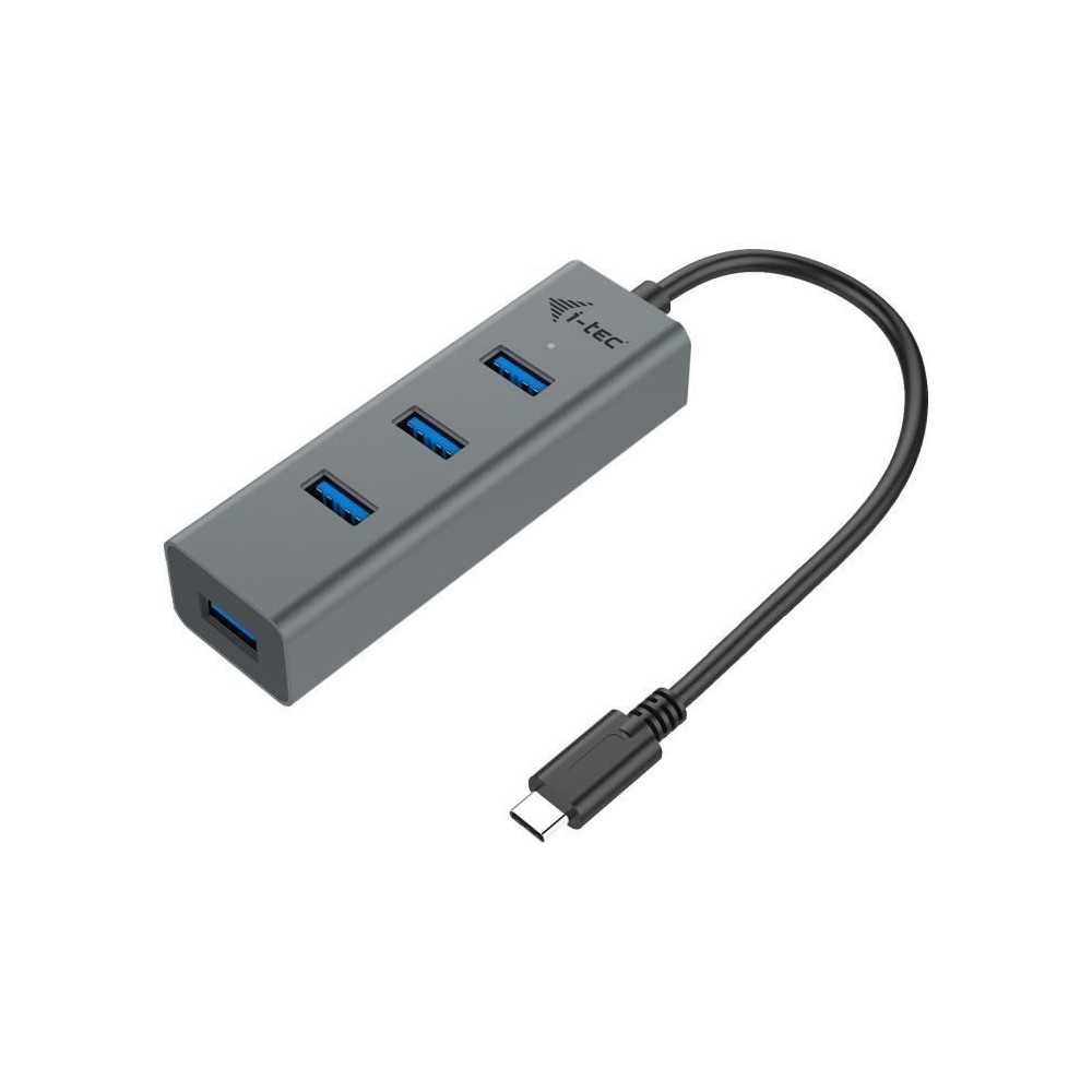 i-tec - USB-C Métal 4-Port USB HUB