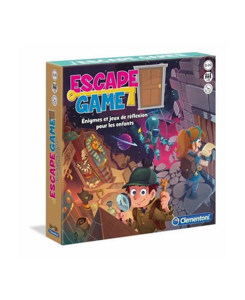 Clementoni - Escape Game - 3 pieces : Pharaon, Espace, Château - 1 a 8 joueurs