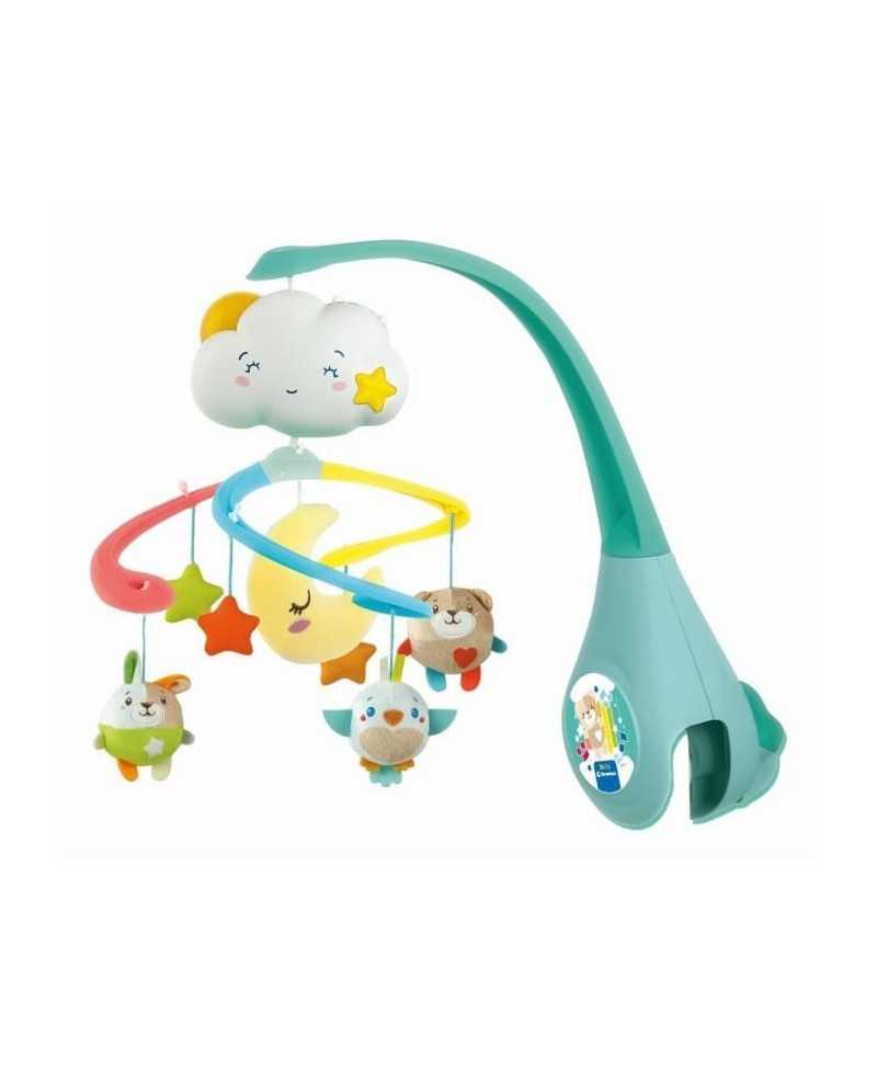 Mobile - CLEMENTONI - Sweet Dream Cot - Musique, rotation et peluches douces