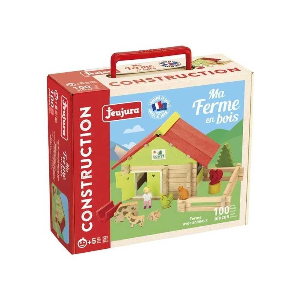 JEUJURA Ferme avec animaux - 100 pieces