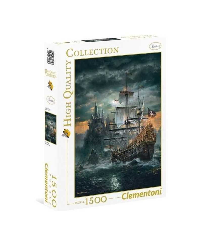 Clementoni - Puzzle - Le bateau pirate - 1500 pieces - Fabriqué en italie