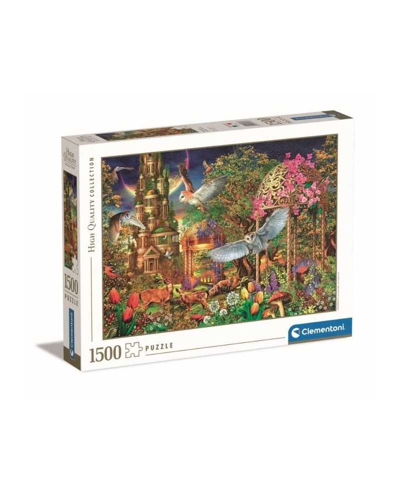 Clementoni - 1500p Woodland Fantasy - 59,2 x 84,3 cm - Avec poster