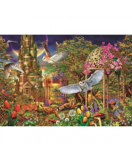 Clementoni - 1500p Woodland Fantasy - 59,2 x 84,3 cm - Avec poster