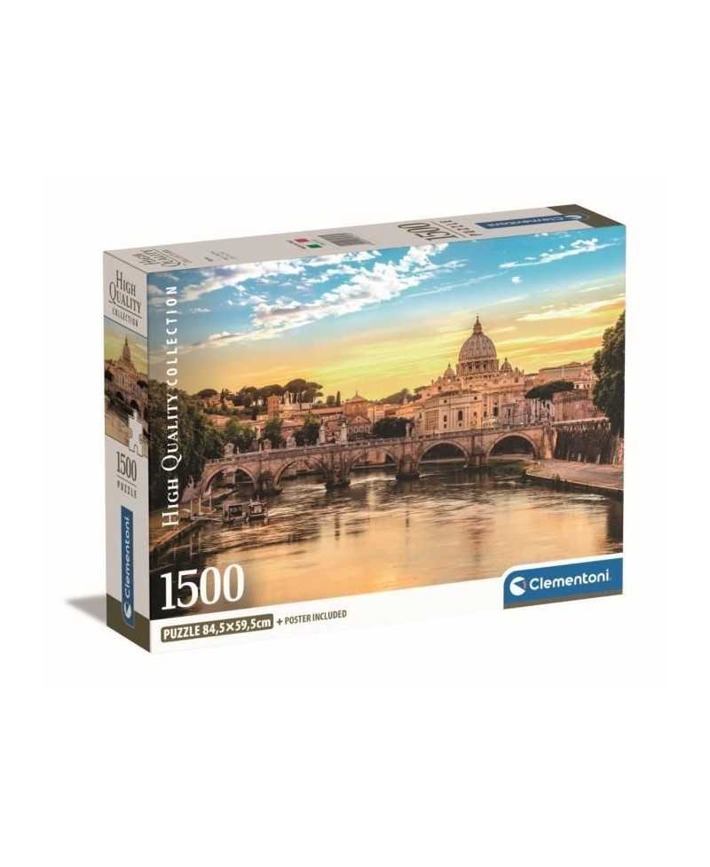 Clementoni - 1500p Rome - 59,2 x 84,3 cm - Avec poster