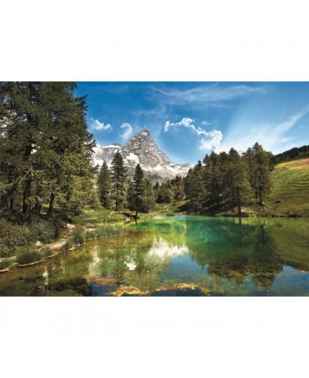 Clementoni - 1500p Blue Lake - 59,2 x 84,3 cm - Avec poster