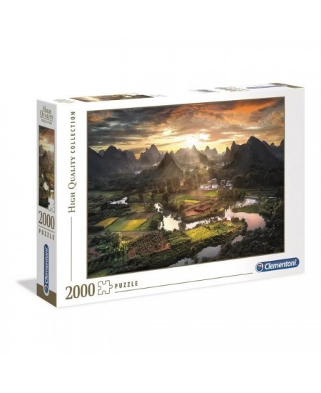 Puzzle - Clementoni - View of China - 2000 pieces - Multicolore - Architecture et monument