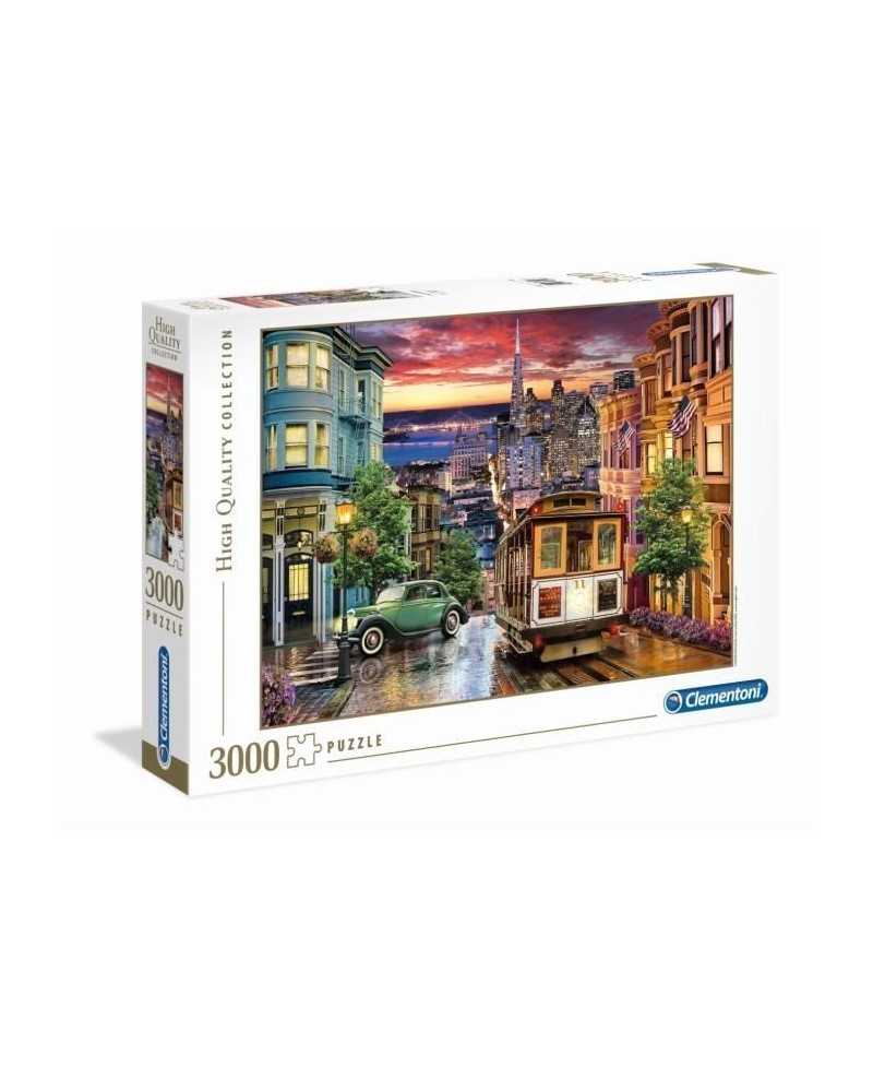 Puzzle - Clementoni - San Francisco - 3000 pieces - Multicolore - 119 x 85 cm