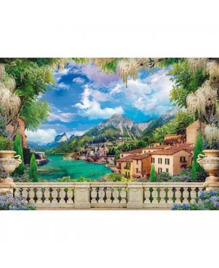 Clementoni - Puzzle 3000 pieces - Lush Terrace on Lake