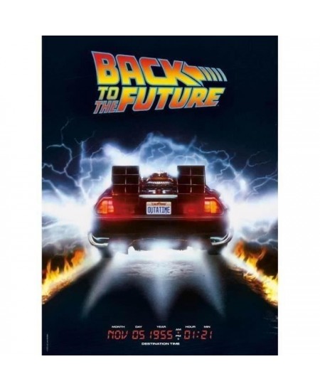 Puzzle Retour vers le futur - Clementoni - 500 pieces - Collection Cult Movies