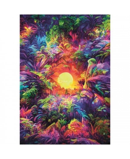 Clementoni - 500p Colorboom Psychedelic Jungle - 49 x 36 cm