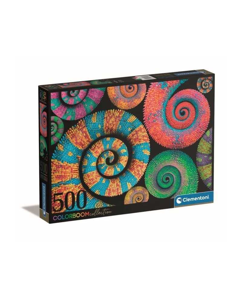 Clementoni - 500p Colorboom Curly - 49 x 36 cm