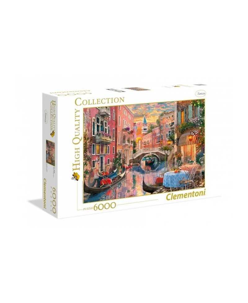 CLEMENTONI - Venise couché de soleil - 6000 pieces - Fabriqué en Italie