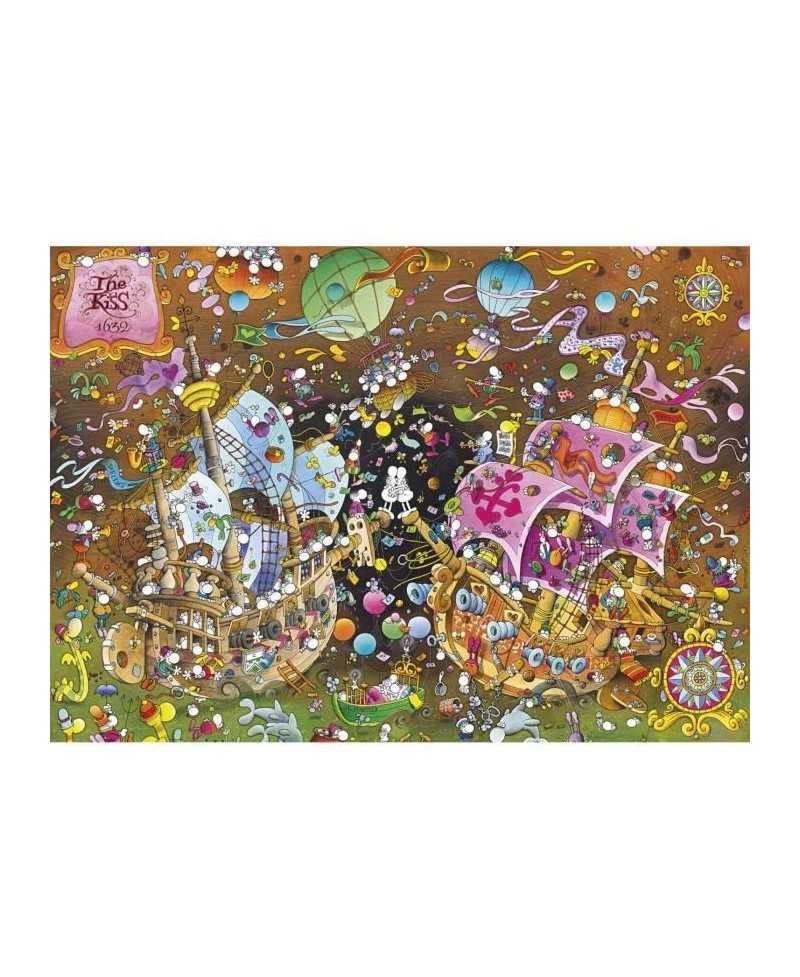 Puzzle - CLEMENTONI - Mordillo The Kiss - Paysage et nature - 6000 pieces